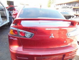 2009 MITSUBISHI LANCER RALLIART RED 2.0 TURBO AT 193910